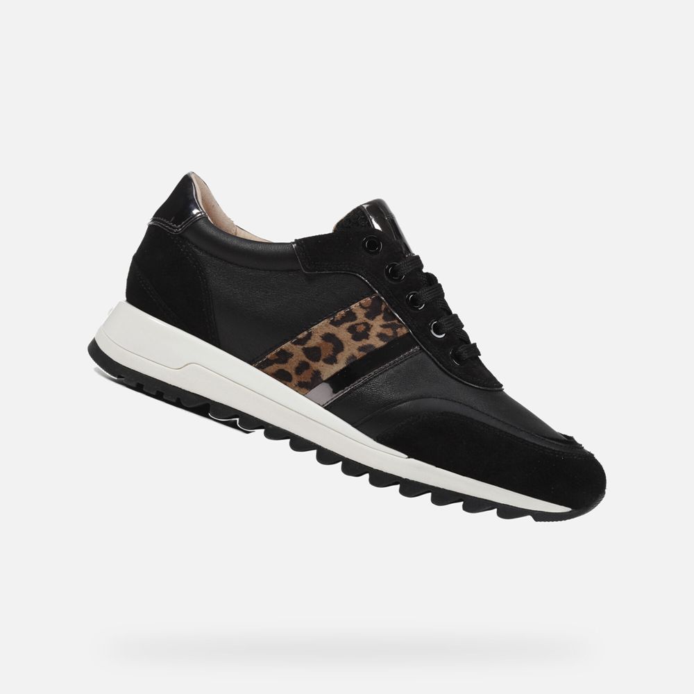 Geox Bayan Spor Ayakkabı Siyah - Tabelya - KAY-496205